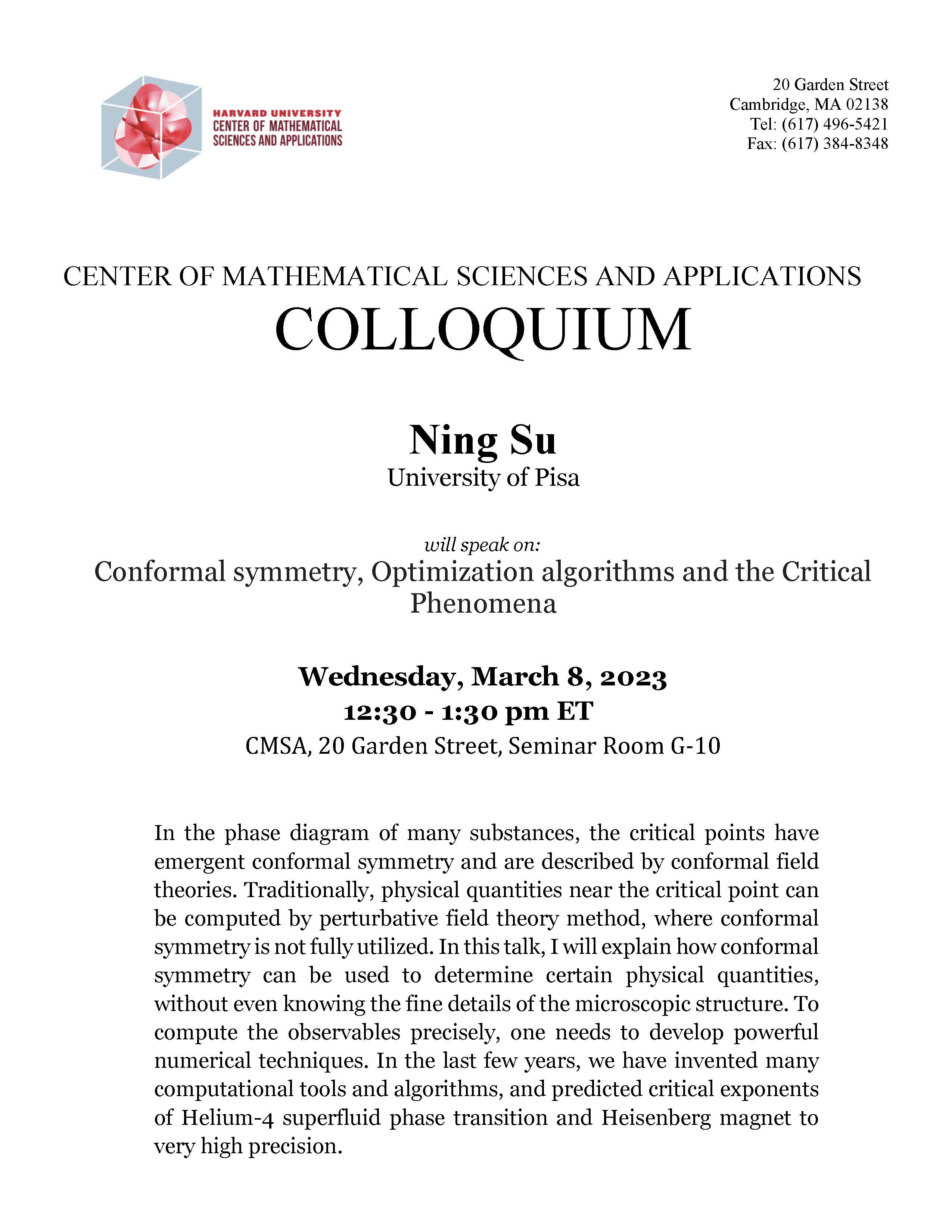 02CMSA Colloquium 03.08.2023