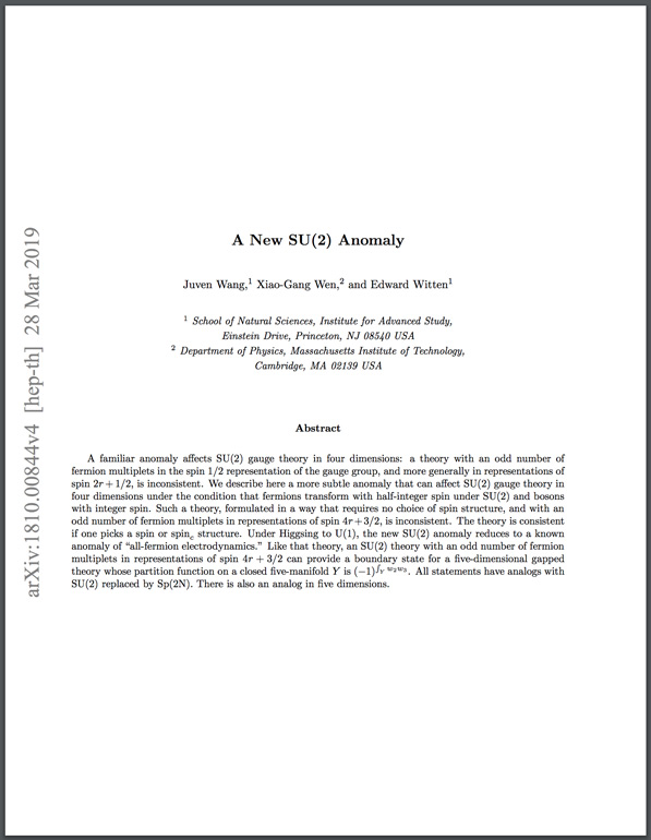 A New SU(2) Anomaly