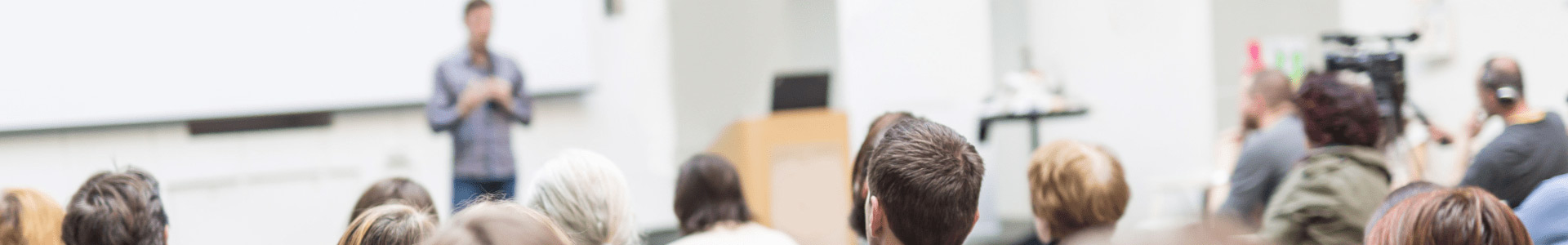 Students listening to the lectures