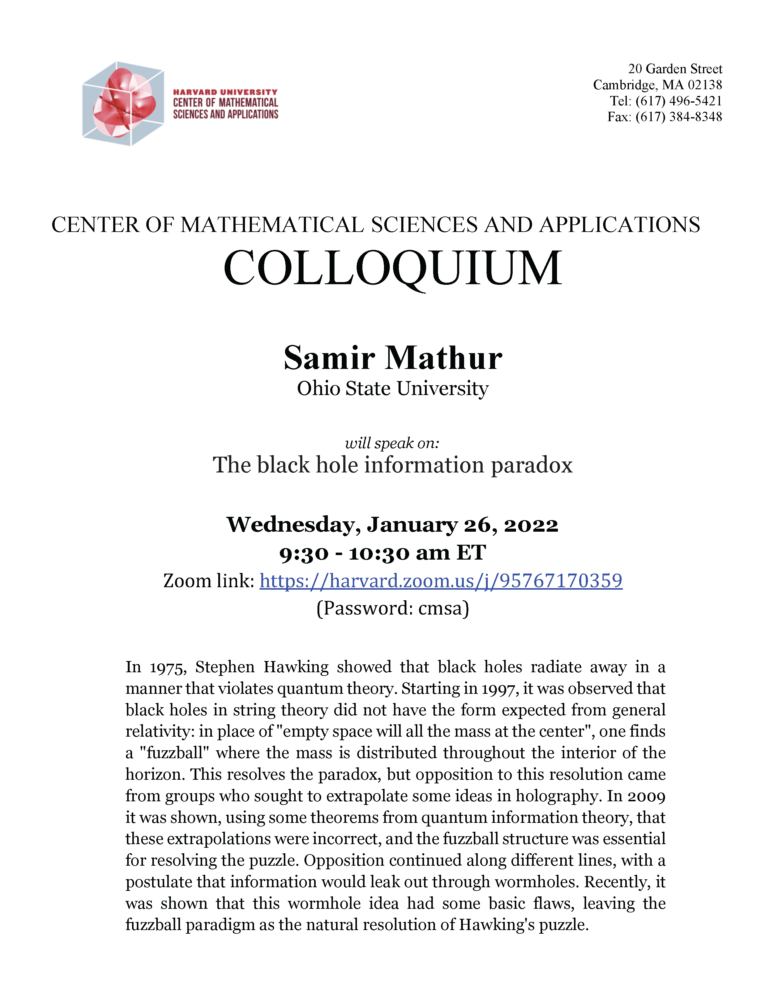 CMSA-Colloquium-01.26.2022