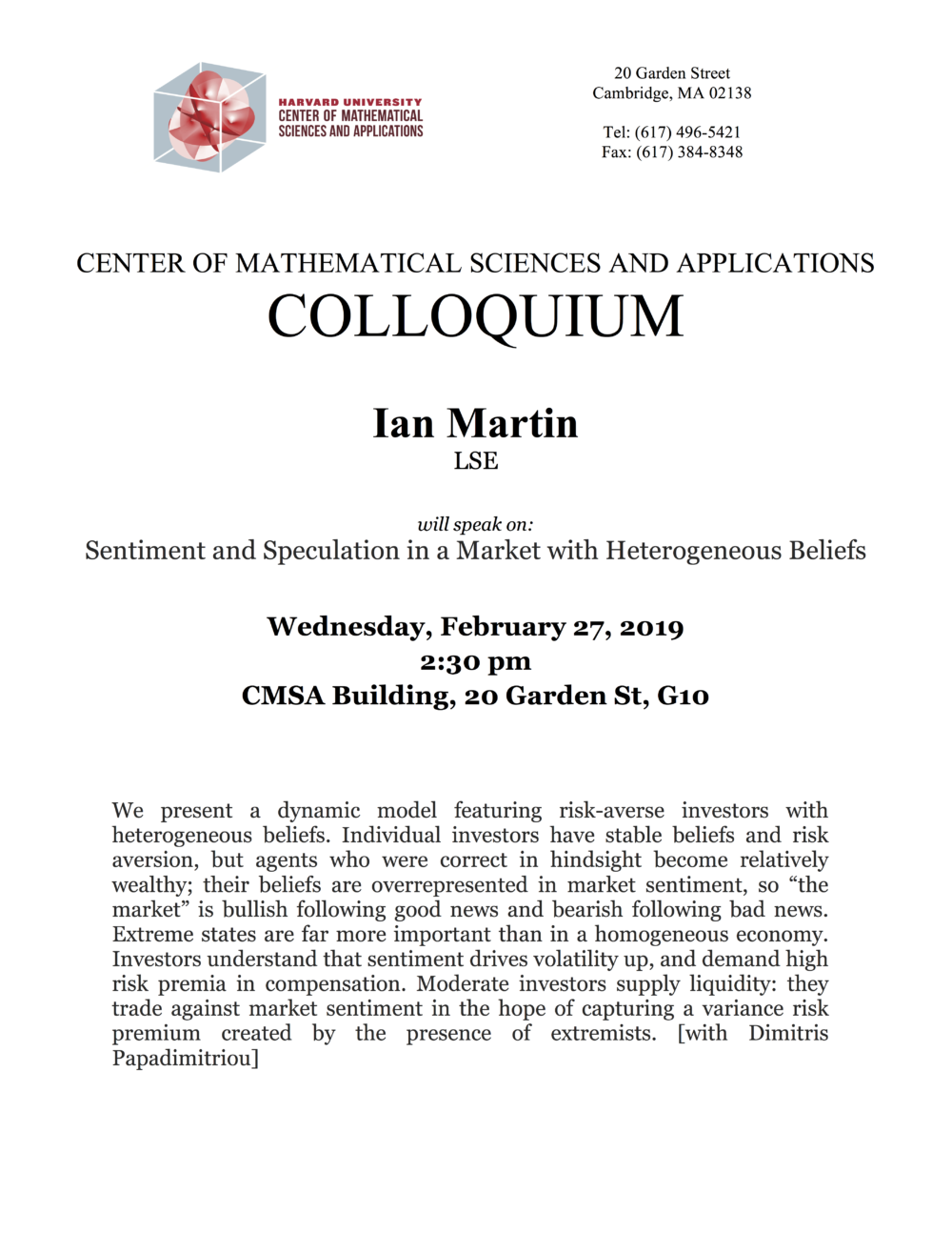 2/27/2019 Colloquium