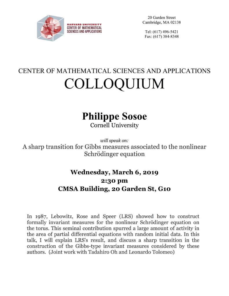 3/6/2019 Colloquium