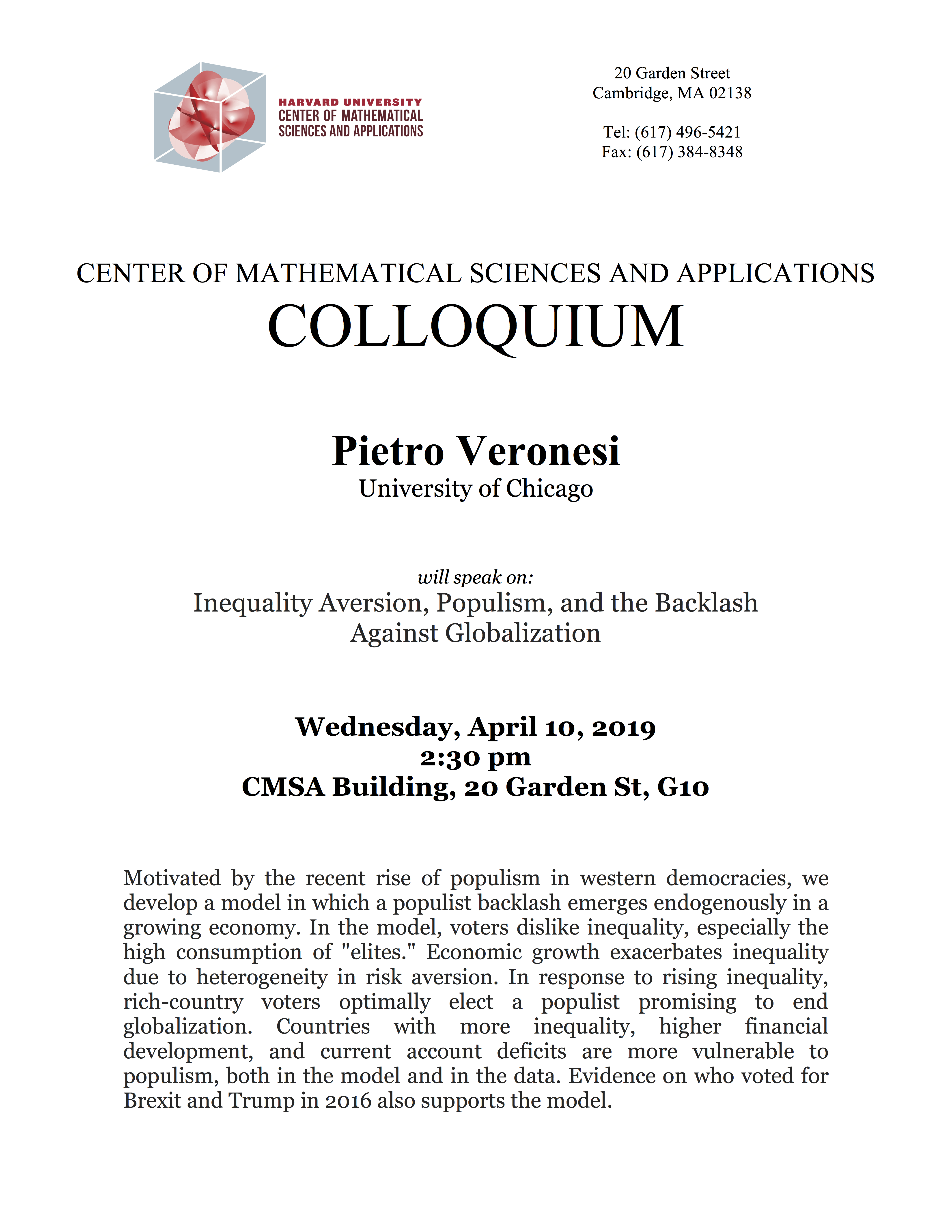 4/10/2019 Colloquium