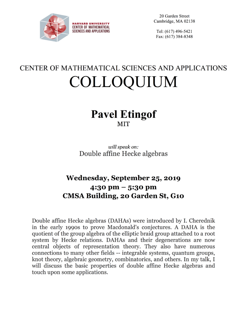 9/25/2019 Colloquium