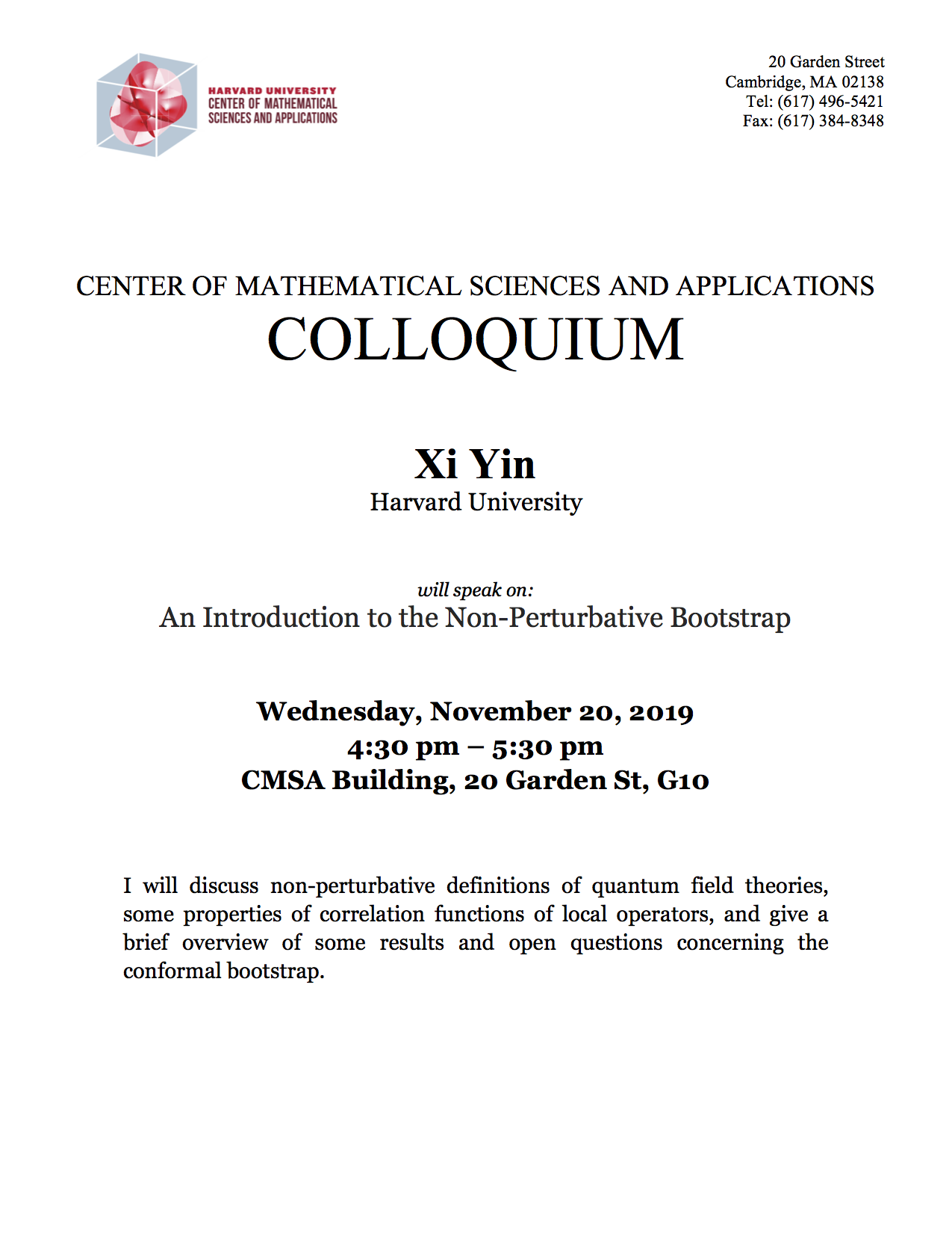 CMSA-Colloquium-11.20.19