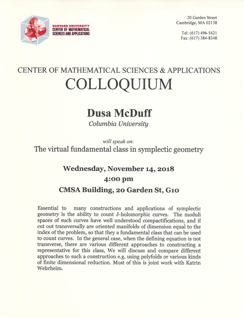 CMSA-Colloquium-111418