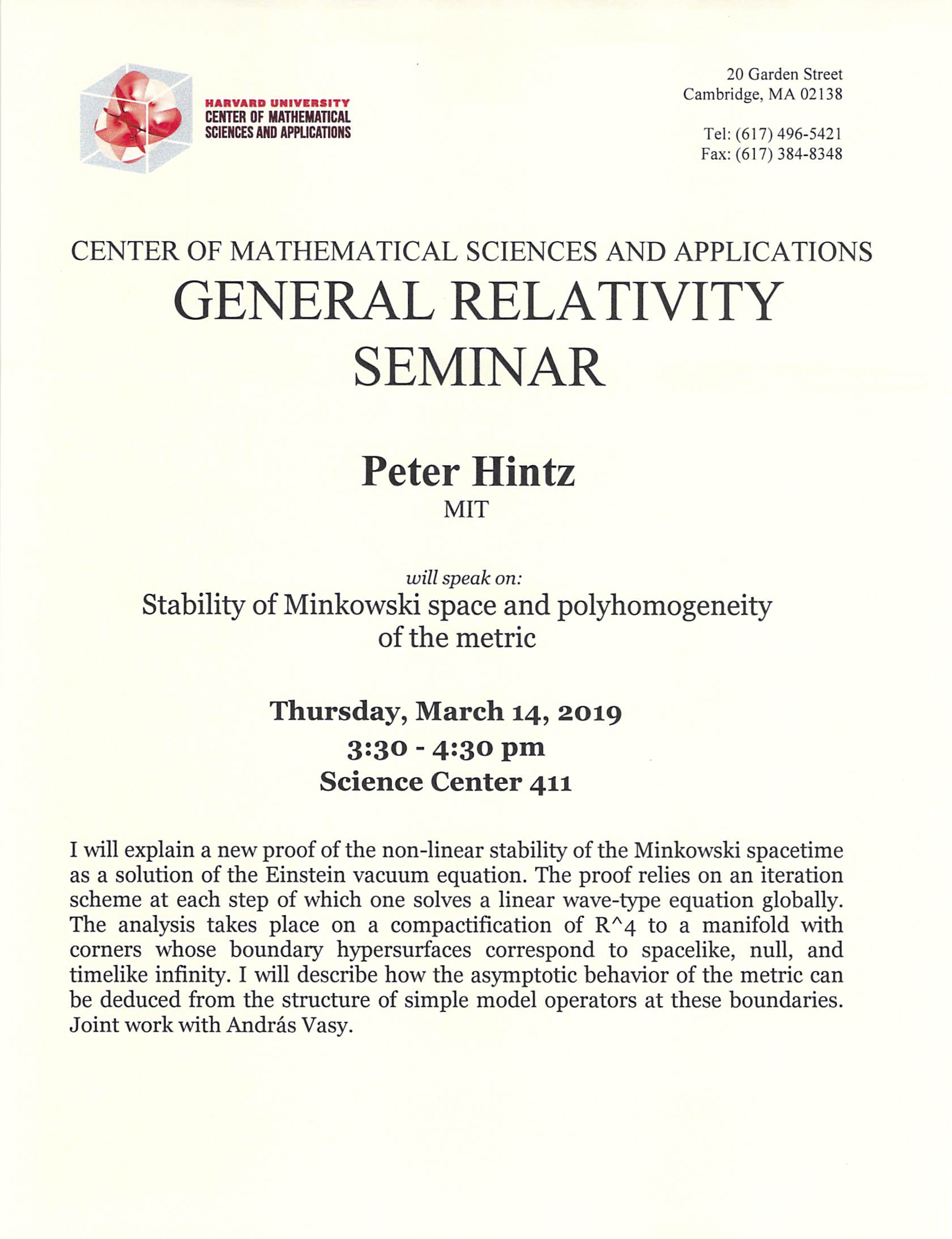 CMSA-GR-Seminar-03.14.19