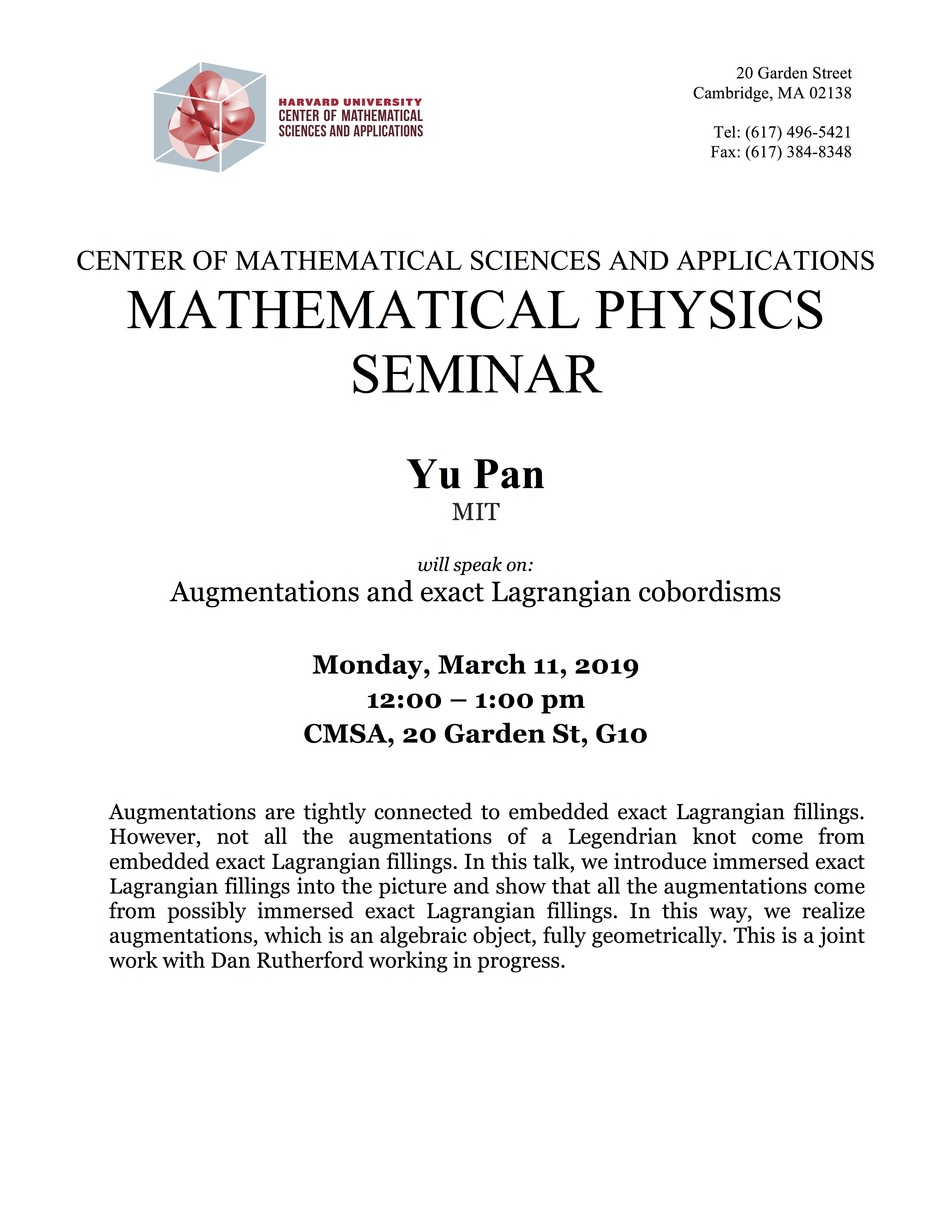 CMSA-MP-Seminar-031119