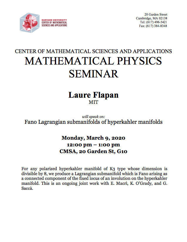 CMSA-Mathematical-Physics-03.09.20