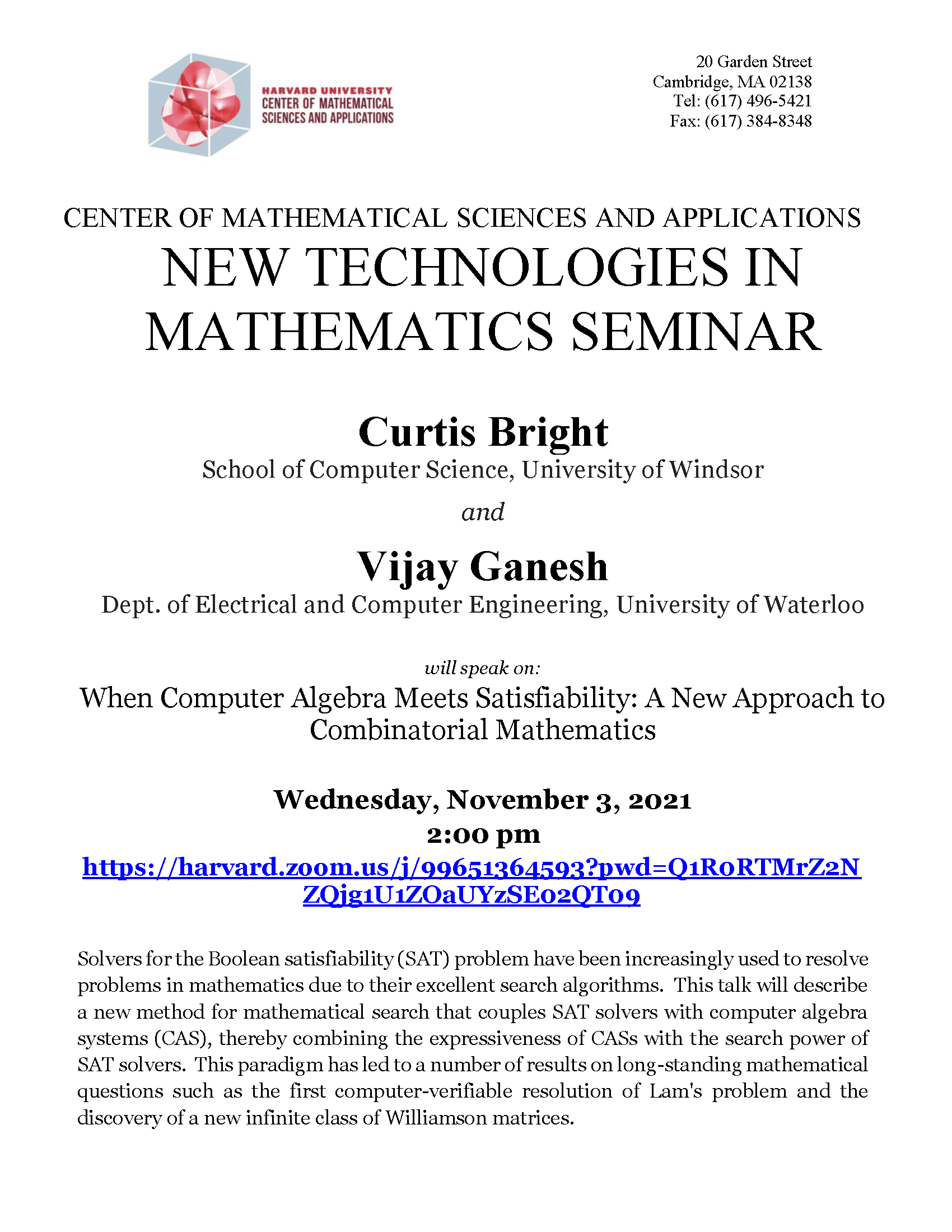 CMSA-NTM-Seminar-11.03.21