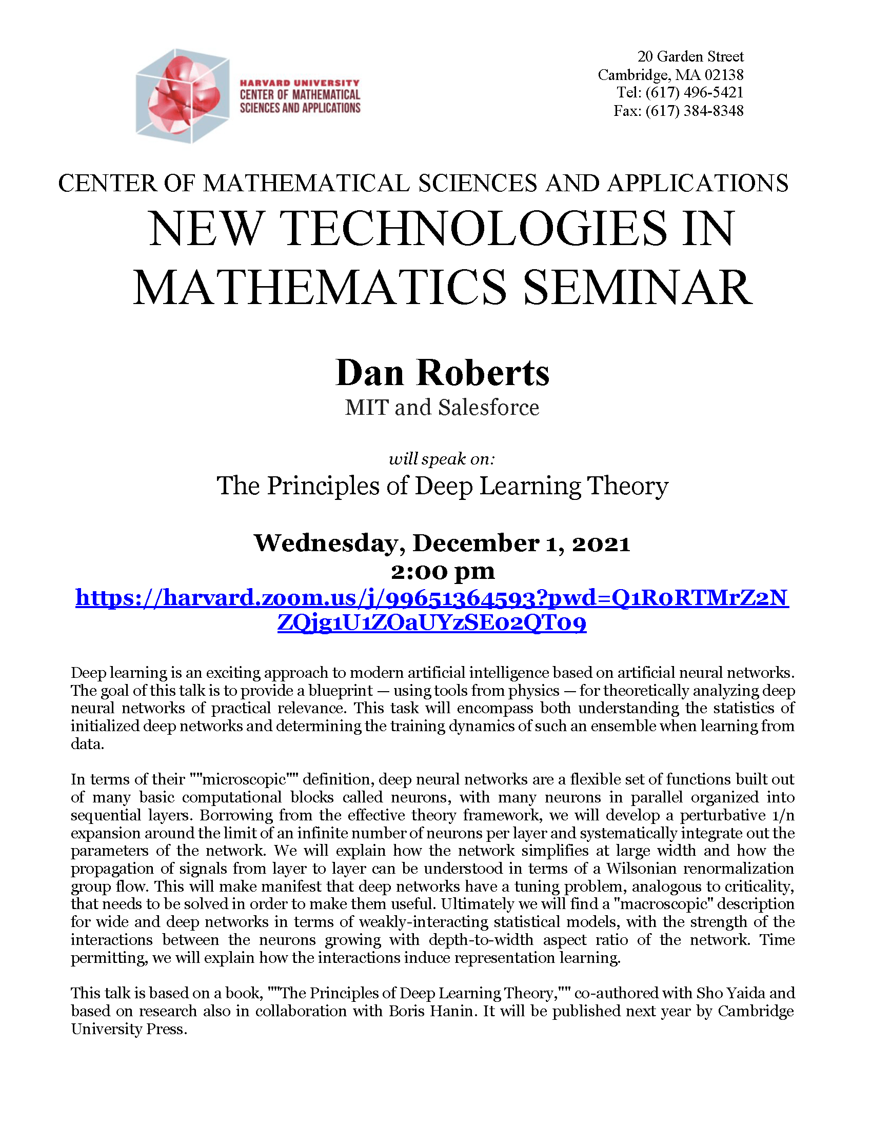 CMSA-NTM-Seminar-12.01.21