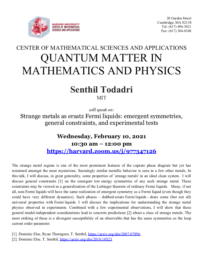 2/10/2021 Strongly Correlated Quantum Materials