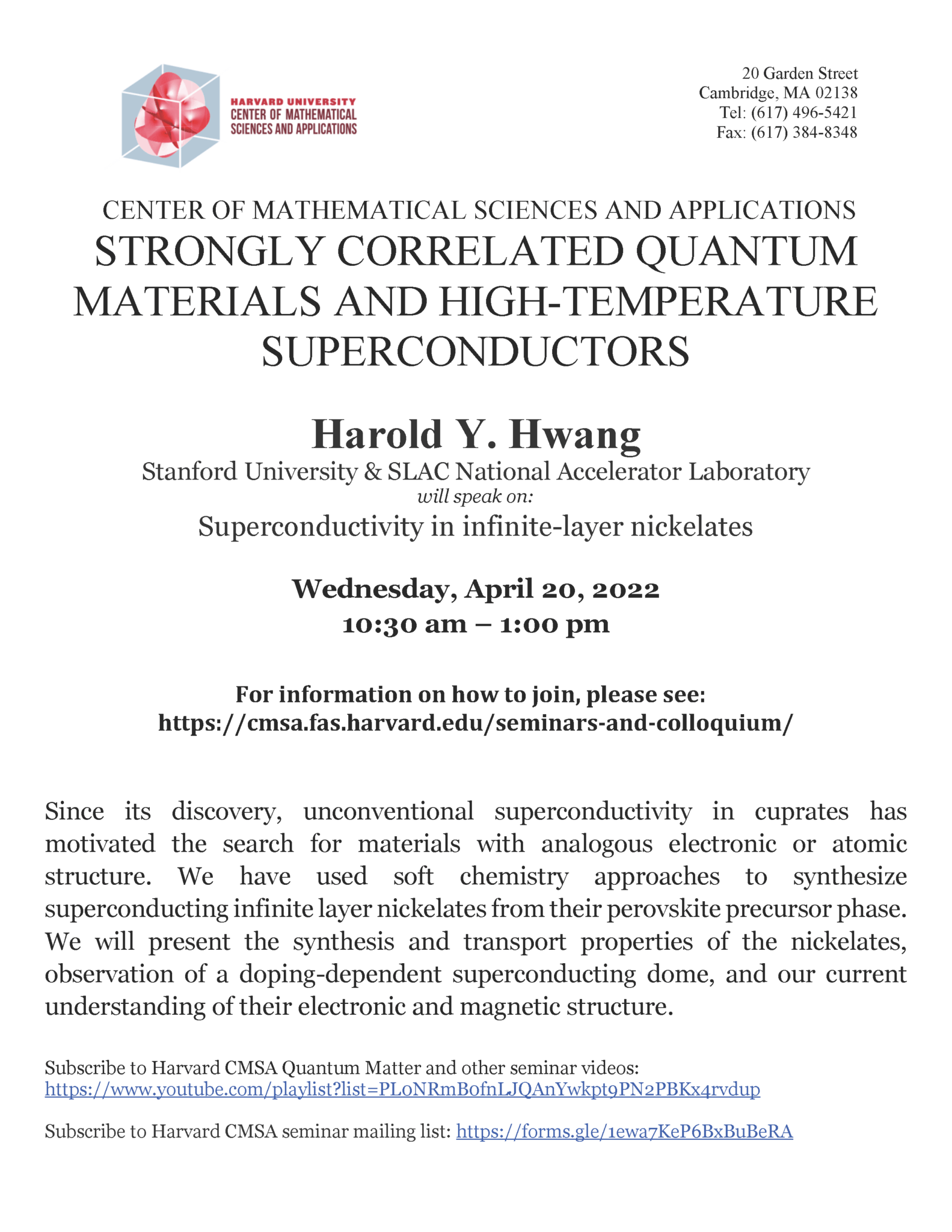 CMSA-Strongly-Correlated-Quantum-Materials-and-High-Temperature-Superconductors-04.20.21-1583x2048
