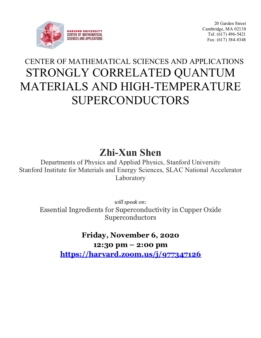 CMSA-Strongly-Correlated-Quantum-Materials-and-High-Temperature-Superconductors-11.06.20
