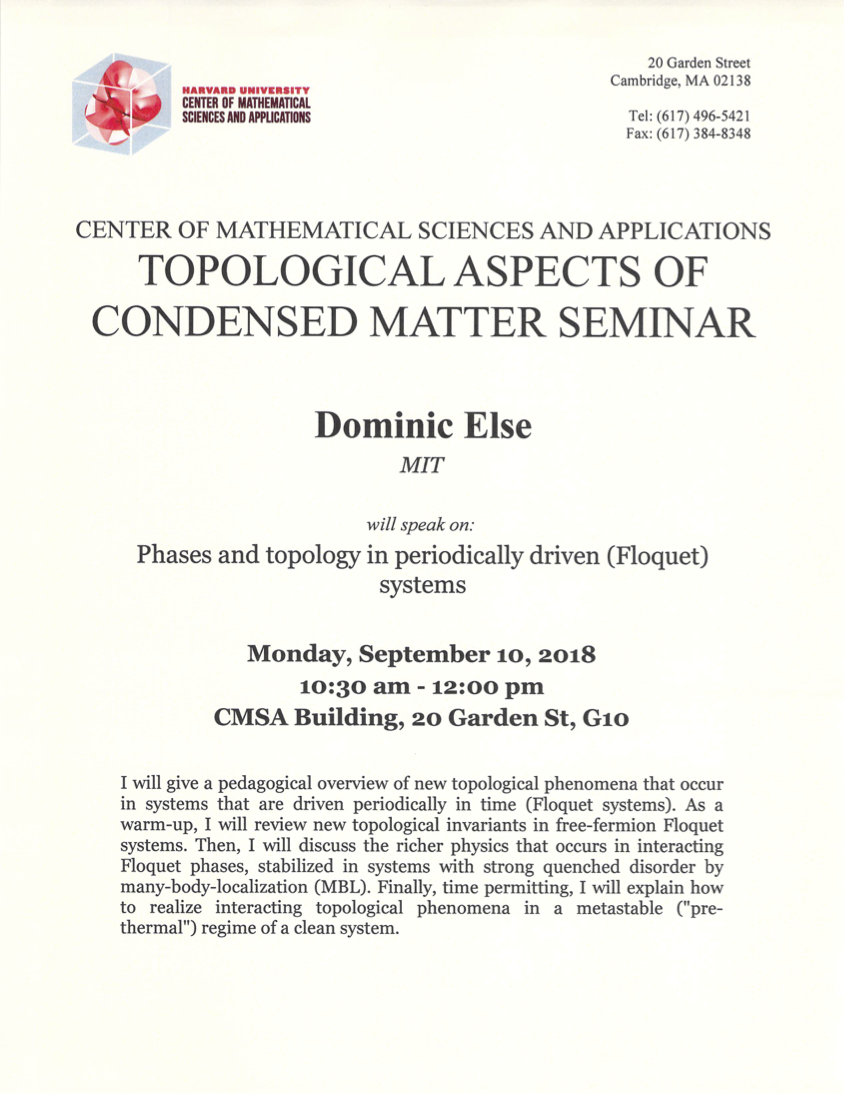 CMSA-TACM-Seminar-091018