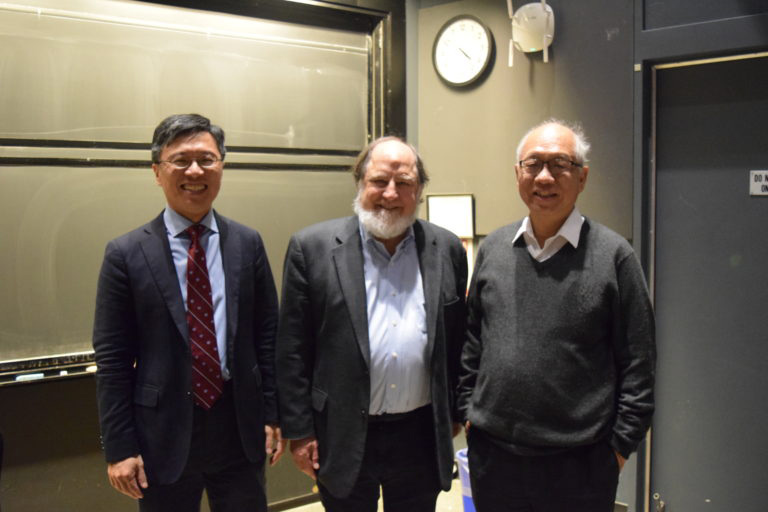 Three People in Formal in the 2019 Ding Shum Lecture featuring Ronald Rivest