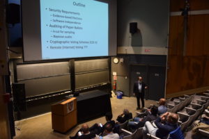 Photos from the 2019 Ding Shum Lecture featuring Ronald Rivest
