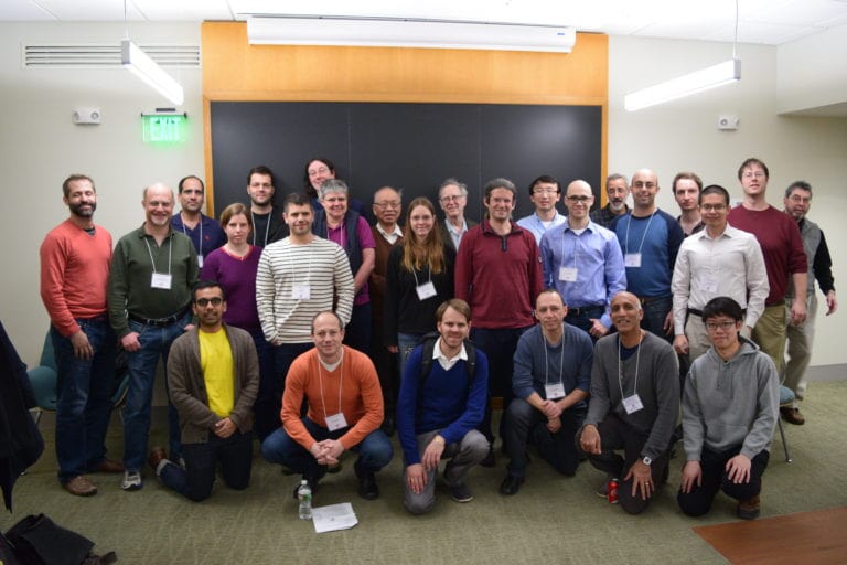 group photo of the board-members and participants inside the seminar hall