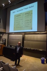 Photos from the 2019 Ding Shum Lecture featuring Ronald Rivest
