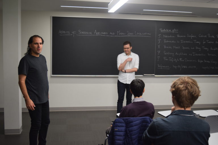 Photos from the Spacetime Masterclass Workshop