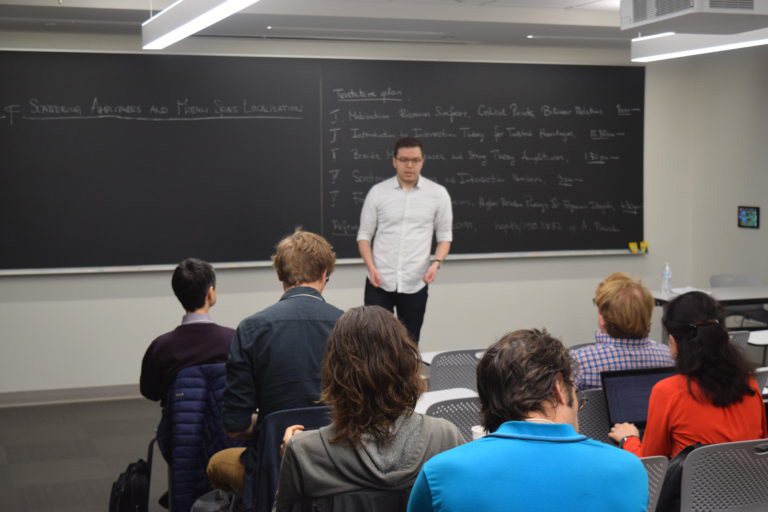 Photos from the Spacetime Masterclass Workshop