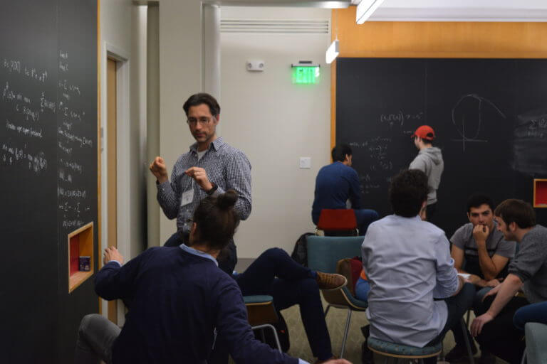 Scenes from The Workshop on Algebraic Methods in Combinatorics