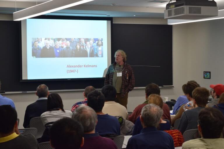 Scenes from The Workshop on Algebraic Methods in Combinatorics