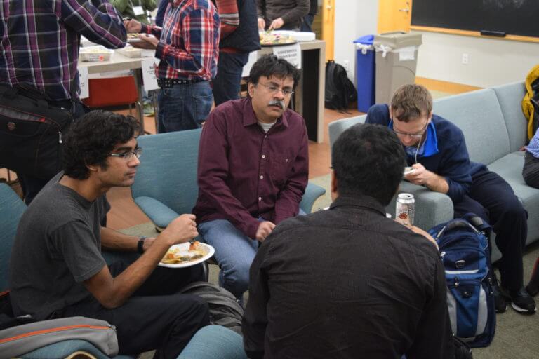 Scenes from The Workshop on Algebraic Methods in Combinatorics