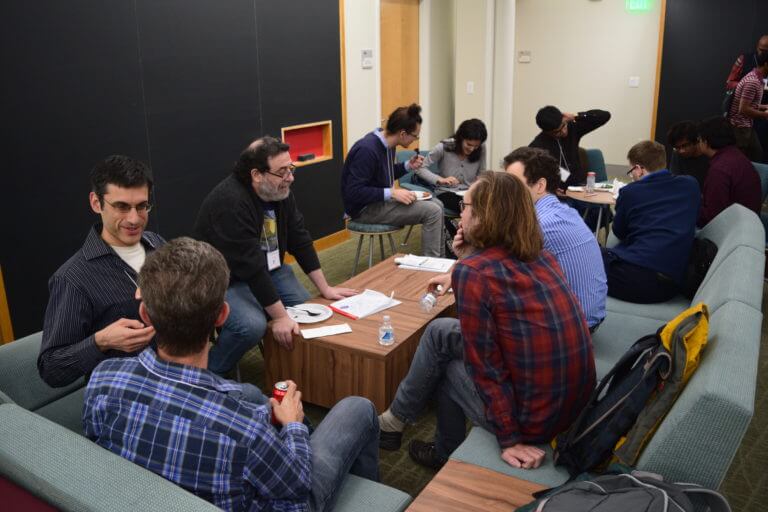 Scenes from The Workshop on Algebraic Methods in Combinatorics