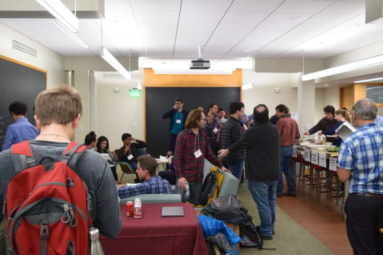 Scenes from The Workshop on Algebraic Methods in Combinatorics