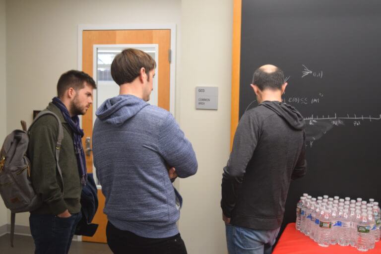 Scenes from The Workshop on Algebraic Methods in Combinatorics
