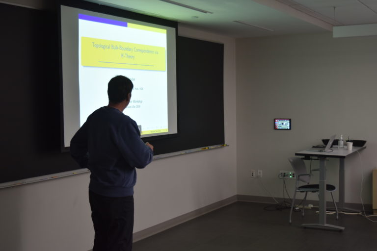 Pictures from the Quantum Matter Workshop