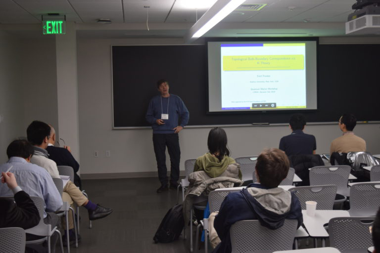 Pictures from the Quantum Matter Workshop