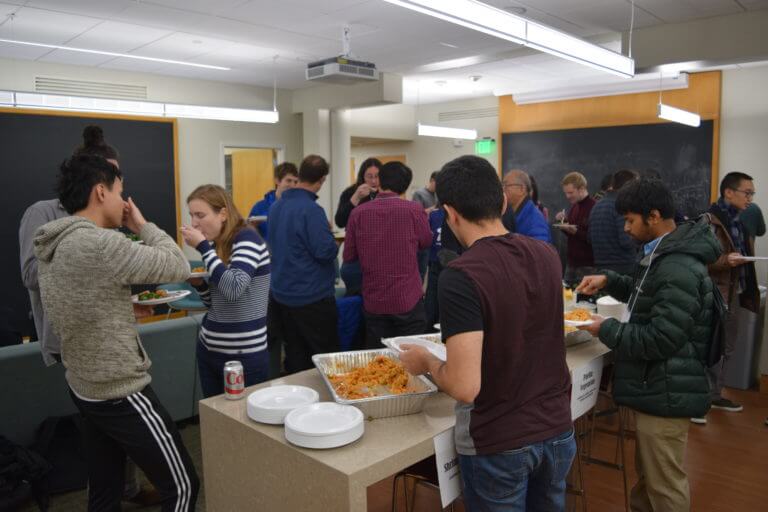 Scenes from The Workshop on Algebraic Methods in Combinatorics