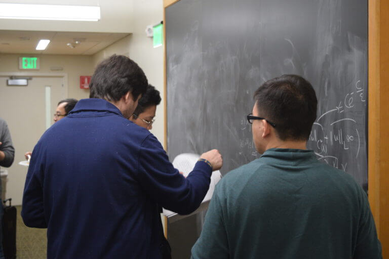 Scenes from The Workshop on Algebraic Methods in Combinatorics