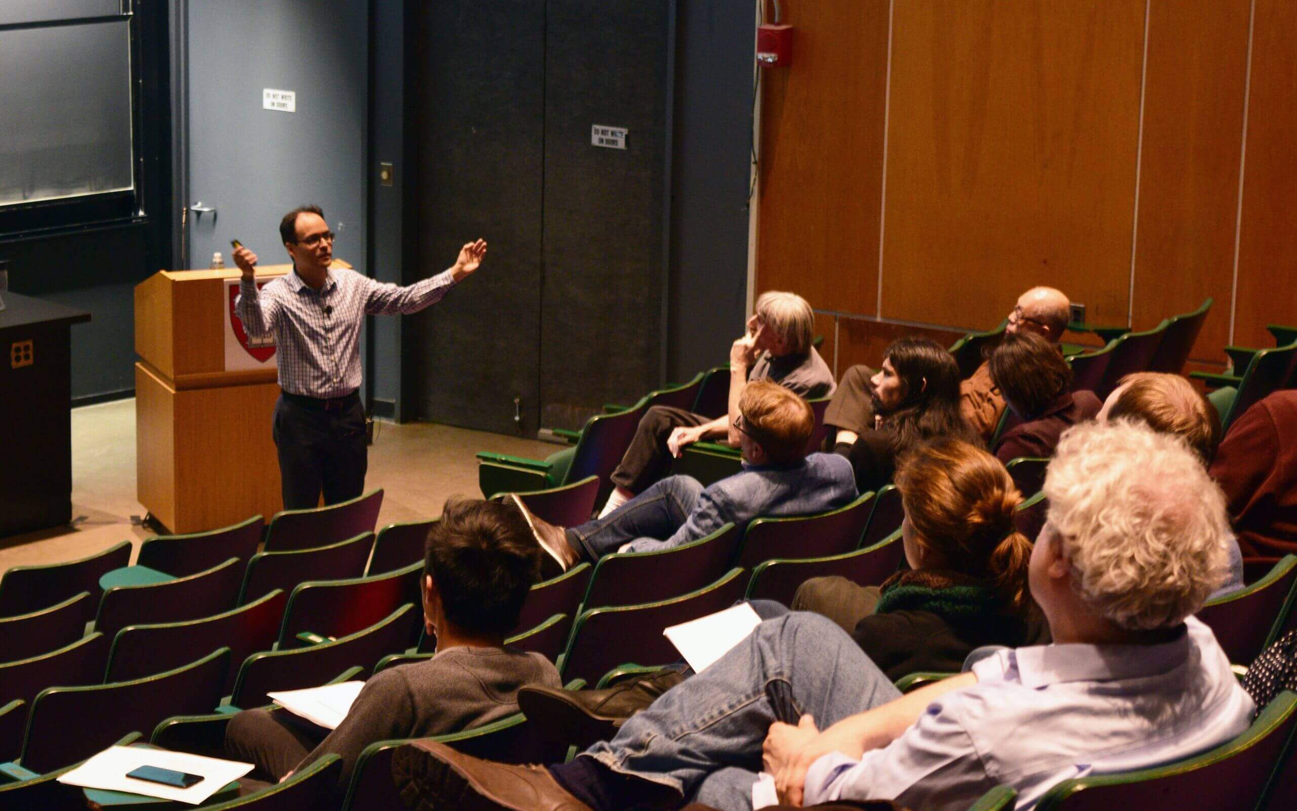 Photo from the Inaugural Math Science Lectures