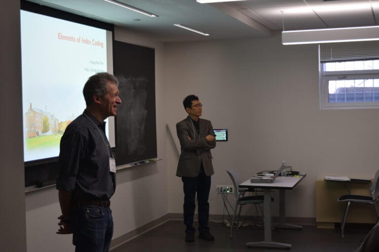 Photos from the Workshop on Coding and Information Theory