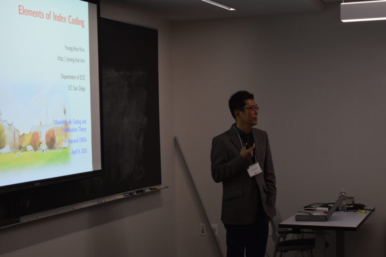 Photos from the Workshop on Coding and Information Theory