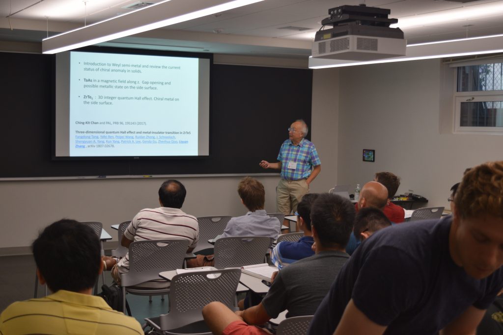 Photos of Kickoff Workshop on Topology and Quantum Phases of Matter