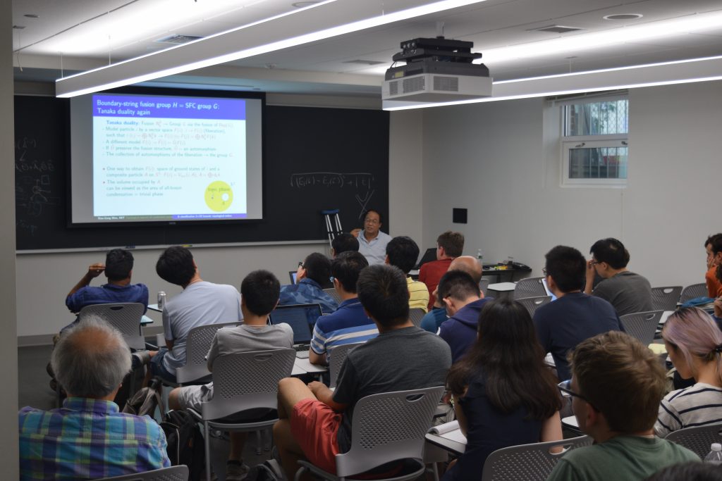 Photos of Kickoff Workshop on Topology and Quantum Phases of Matter