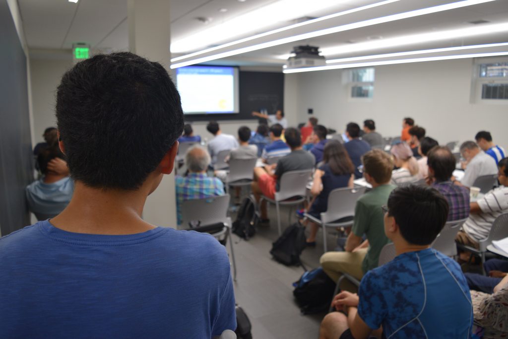 Photos of Kickoff Workshop on Topology and Quantum Phases of Matter