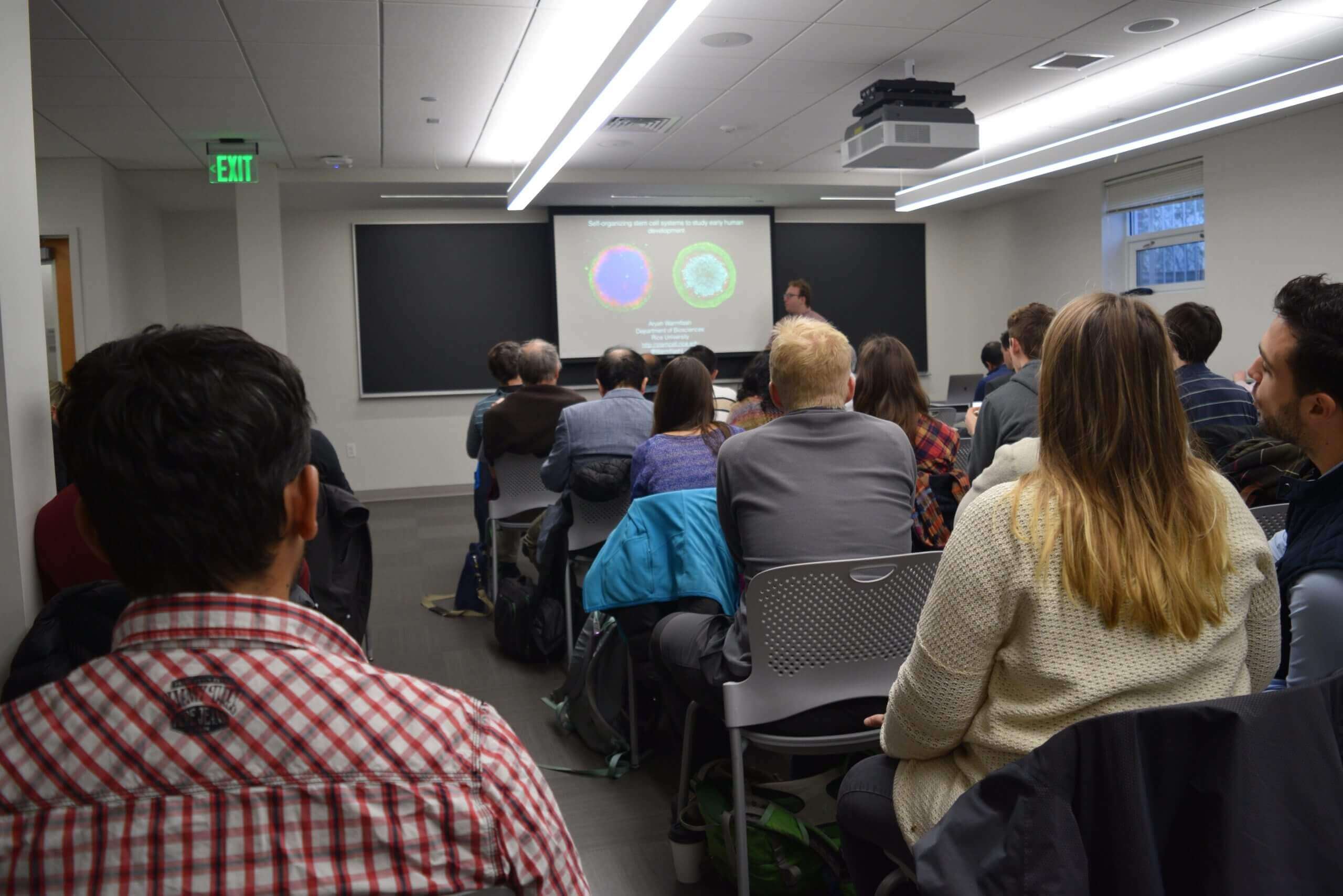 Photo from the Workshop on Morphogenesis: Geometry and Physics
