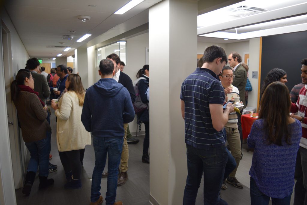 Participants getting refreshed on Workshop on Morphogenesis: Geometry and Physics