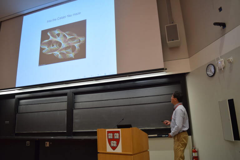 Photos from the Conference on Differential Geometry, Calabi-Yau theory and General Relativity: A conference in honor of the 70th Birthday of Shing-Tung Yau