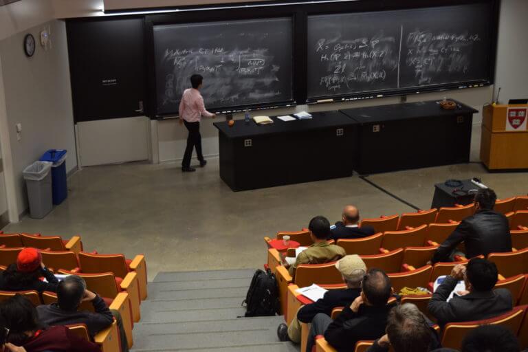 Photos from the Conference on Differential Geometry, Calabi-Yau theory and General Relativity: A conference in honor of the 70th Birthday of Shing-Tung Yau