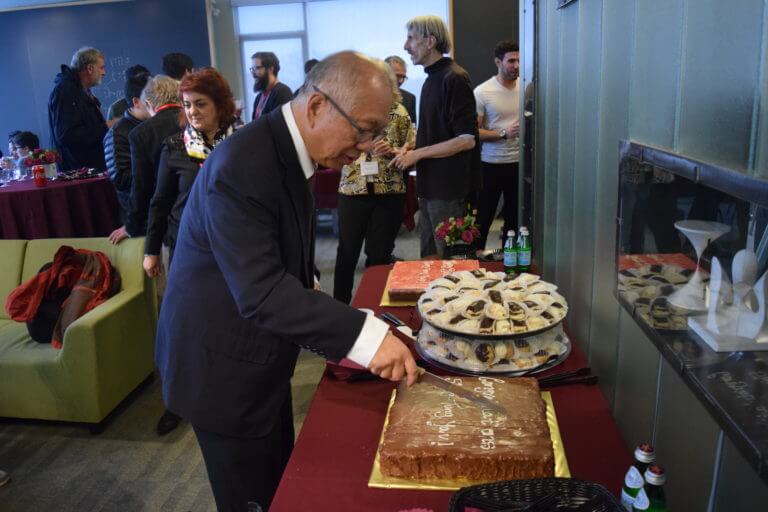 Photos from the Conference on Differential Geometry, Calabi-Yau theory and General Relativity: A conference in honor of the 70th Birthday of Shing-Tung Yau