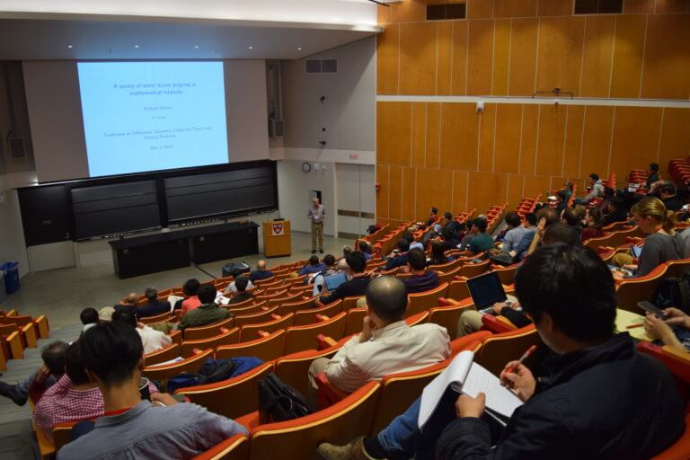 Photos from the Conference on Differential Geometry, Calabi-Yau theory and General Relativity: A conference in honor of the 70th Birthday of Shing-Tung Yau