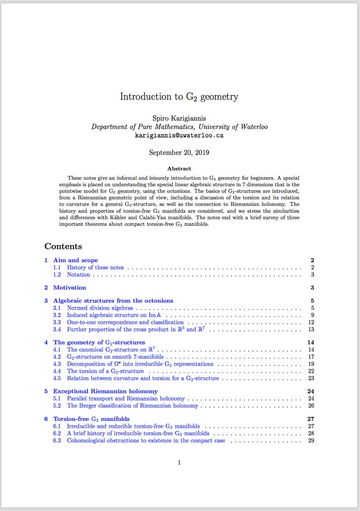 New Publication by Spiro Karigiannis