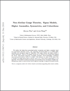 New Publications by Juven Wang