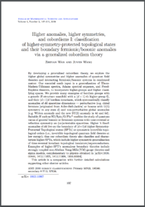 Recent Publications by Juven Wang